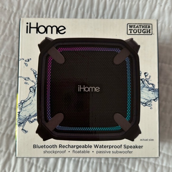 iHome Weather Tough Bluetooth Speaker NIB - Picture 1 of 3